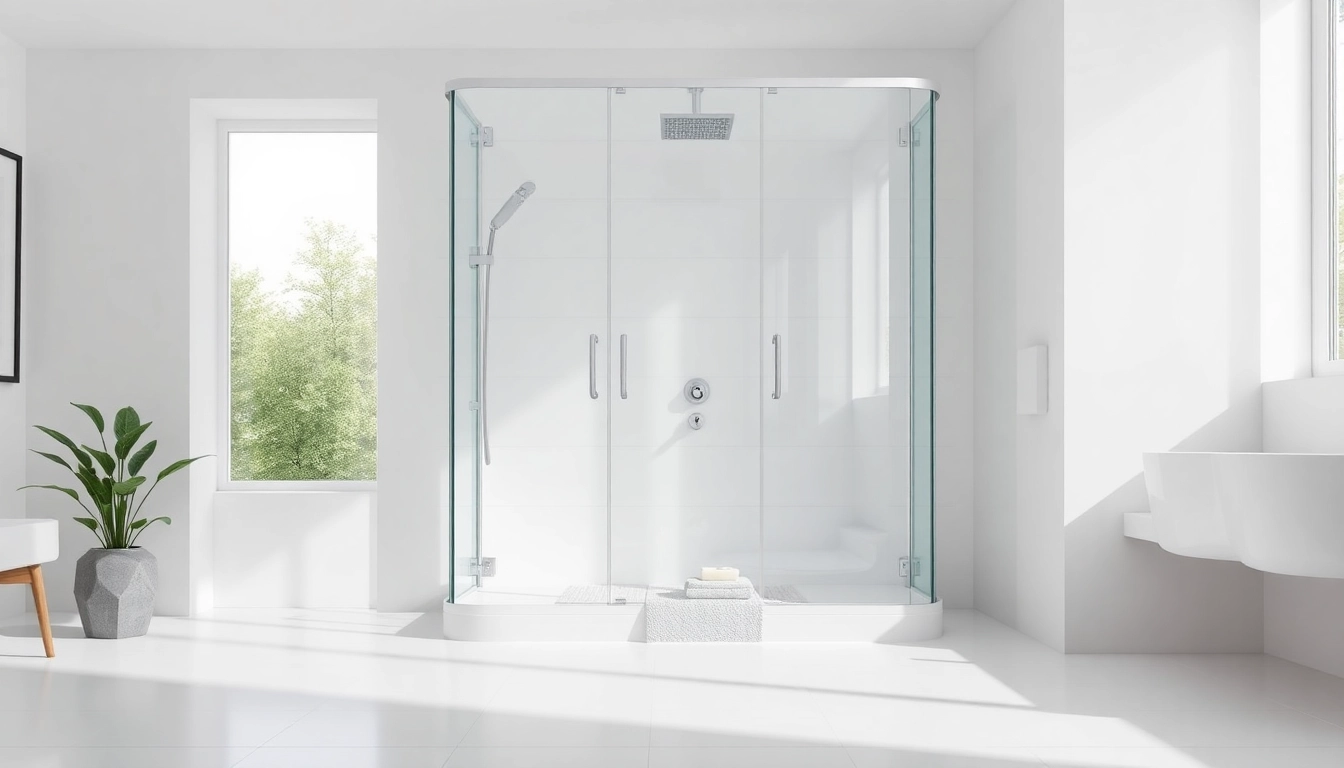 Erleben Sie die sonni Duschkabine 90x90 in einem modernen Badezimmer mit elegantem Design.