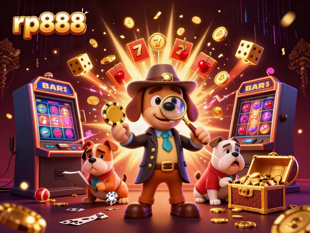 Engage with the thrilling rp888 casino scene featuring characters and vibrant game elements.