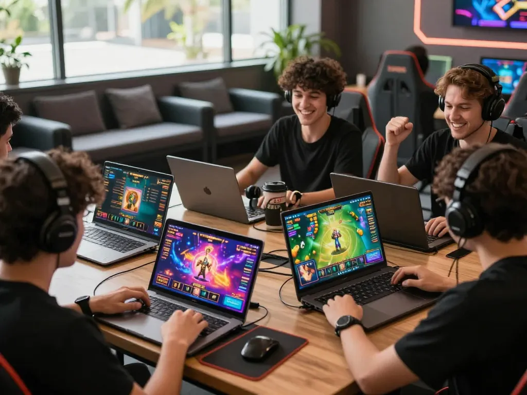Players enjoying competitive gameplay at 789club, showcasing exciting game graphics and community atmosphere.