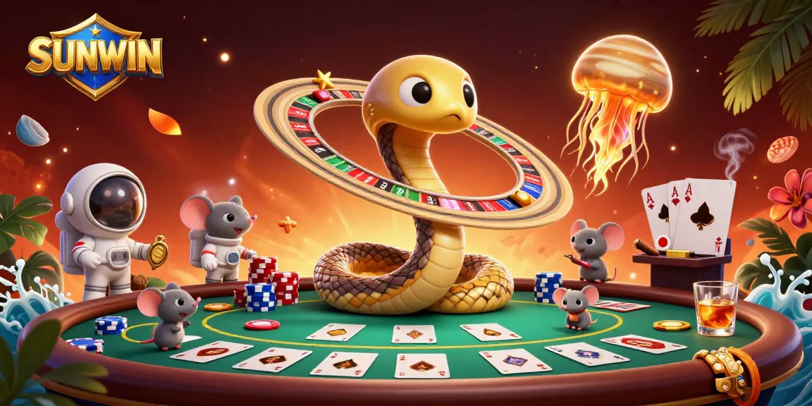 SUNWIN offers thrilling gambling experiences with bets placed on cosmic roulette and poker.