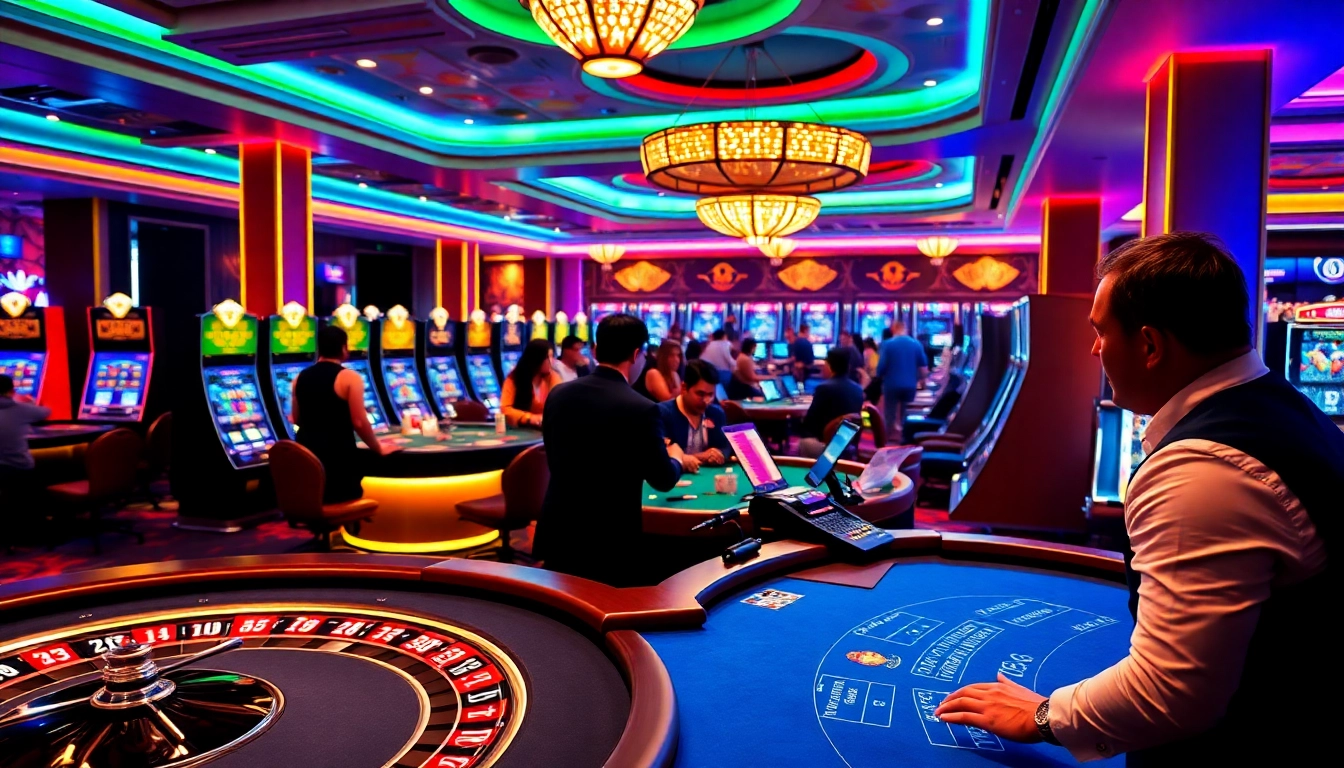 Experience the thrill of online gambling at https://nk88bet.org/ with engaging casino visuals.