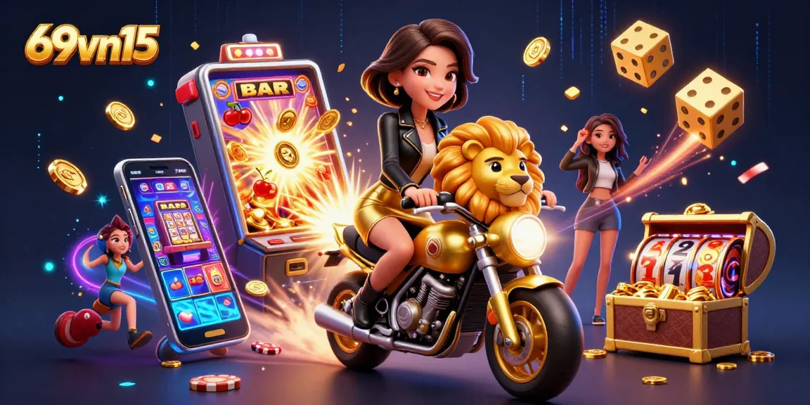 Engage with 69vn15's thrilling casino experience featuring dynamic gameplay elements and vivid characters.
