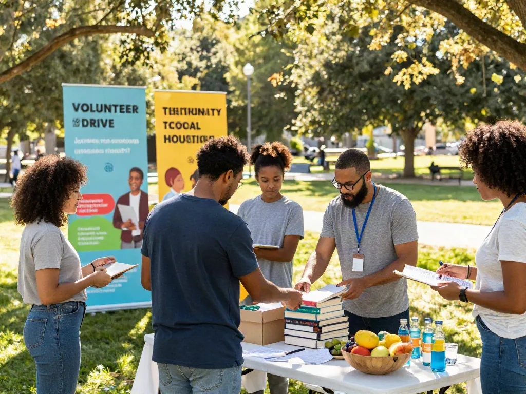 How you can help in your community by organizing charity events and volunteering.