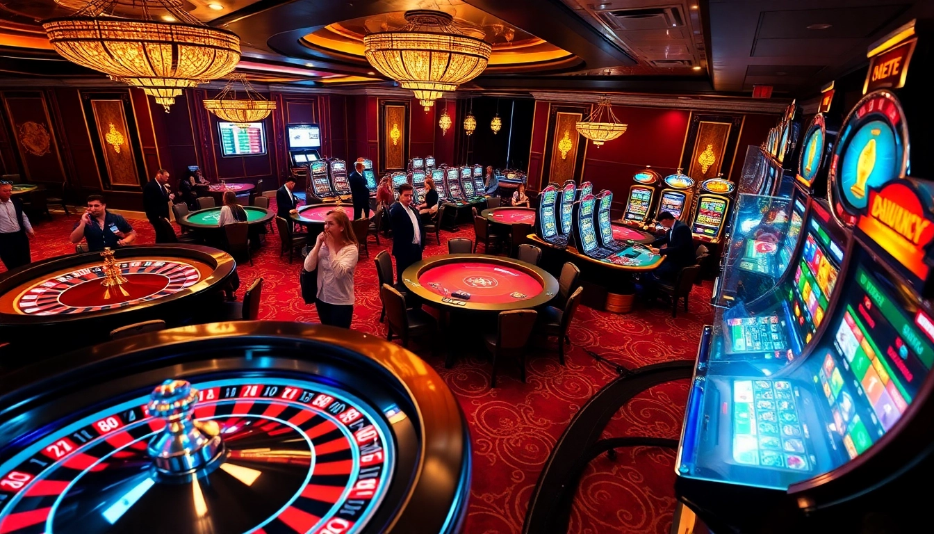 Players enjoying the excitement of sv88 at a colorful casino table.