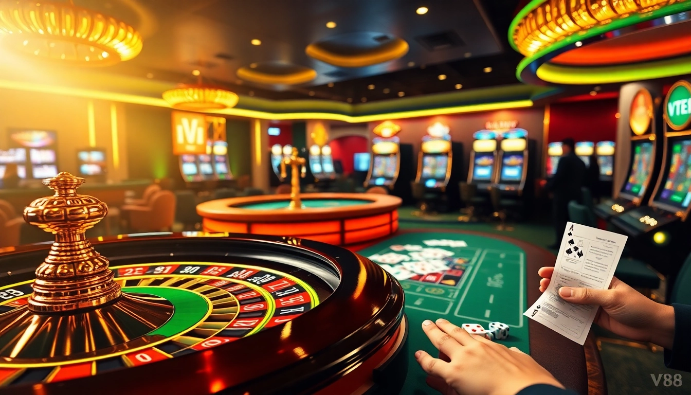 Get ready for a thrilling night at VT88 casino with vibrant games and high stakes excitement.