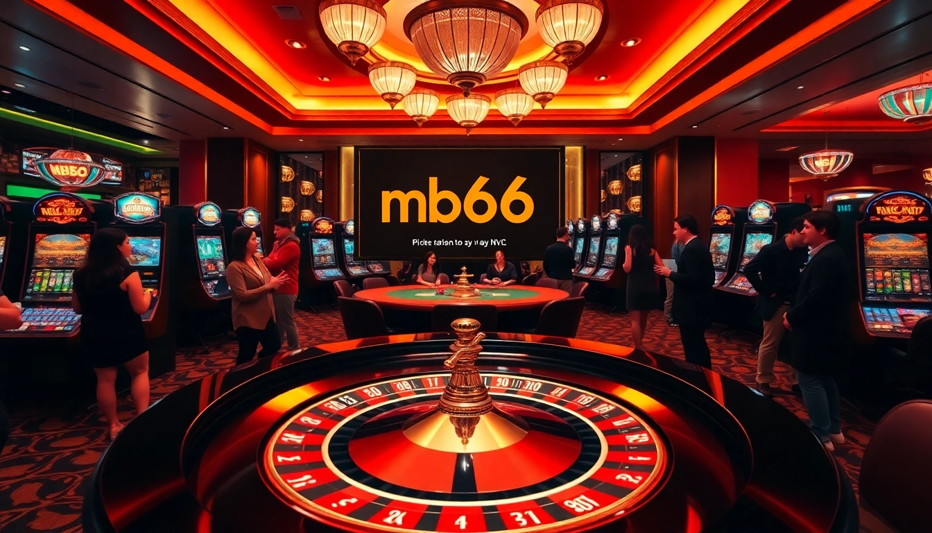 Experience thrilling gambling dynamics at mb66.nyc with vibrant casino visuals and exciting gameplay.