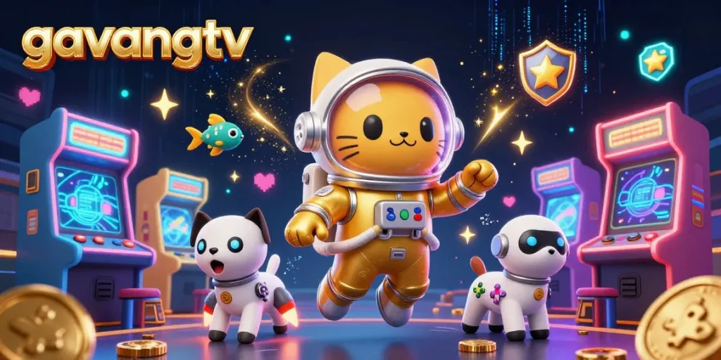 Experience live betting excitement with gavangtv's interactive gaming scene filled with vibrant details.