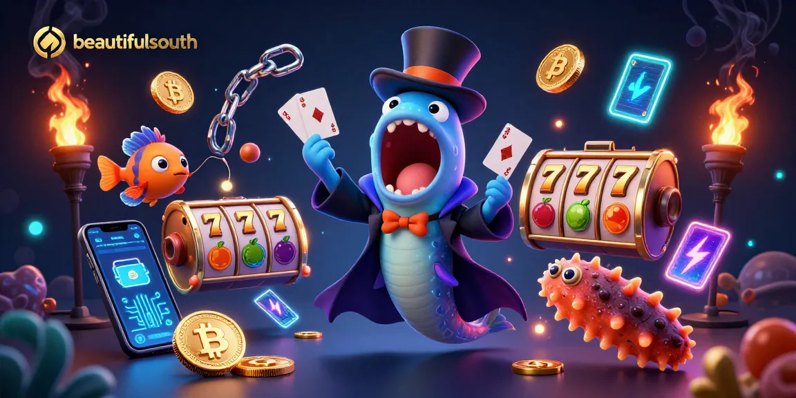 Experience beautifulsouth as a magical underwater casino adventure featuring vibrant characters and games.