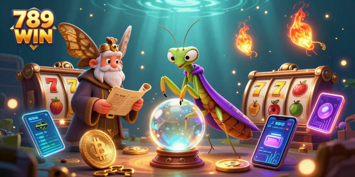 Engage with the 789 WIN casino adventure featuring a vibrant 3D scene with enchanting characters.